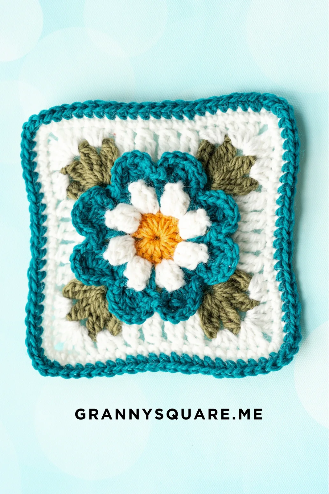 Anemone Flower Granny Square – Free Crochet Pattern — photo 4