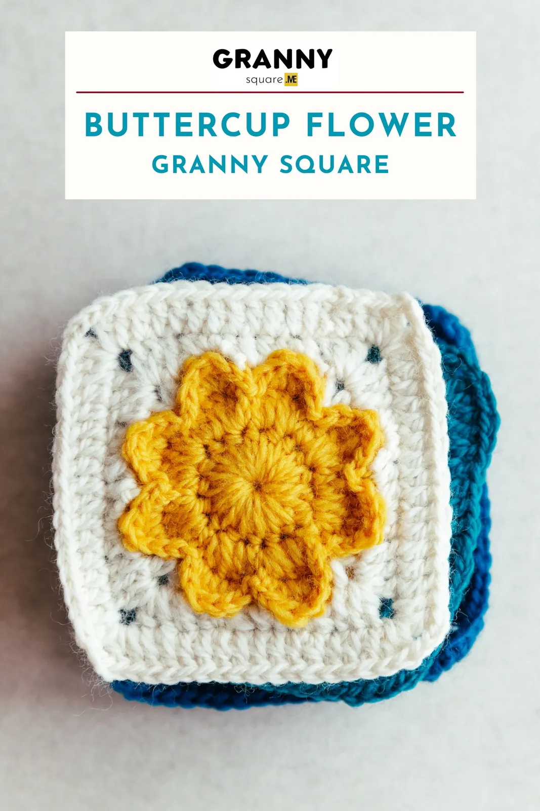 Buttercup Flower Granny Square – Free Crochet Pattern — photo 3