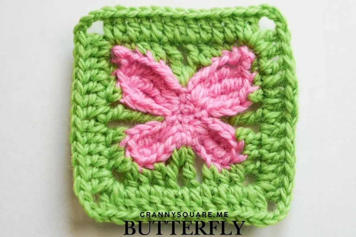 Butterfly Granny Square – Free Crochet Pattern — photo 2