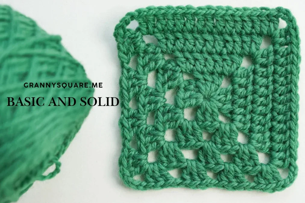 Combined Basic and Solid Granny Square – Free Crochet Pattern — photo 2