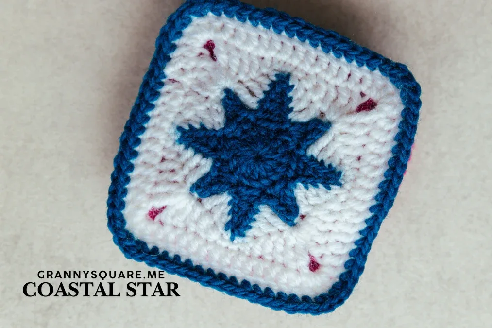 Crochet Coastal Star Granny Square – Free Pattern — photo 2
