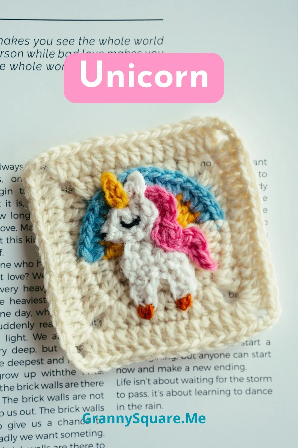How to Crochet a Unicorn Granny Square (Free Pattern) — photo 4