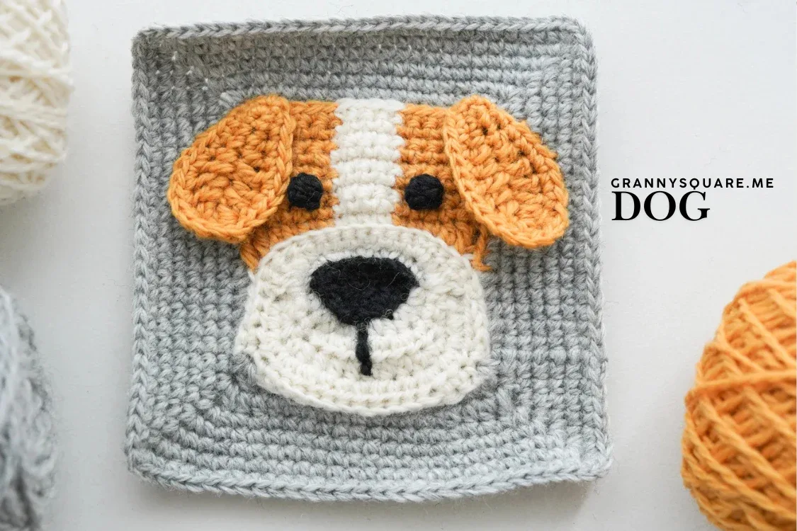 Dog Single Crochet Granny Square - Free Crochet Pattern — photo 3