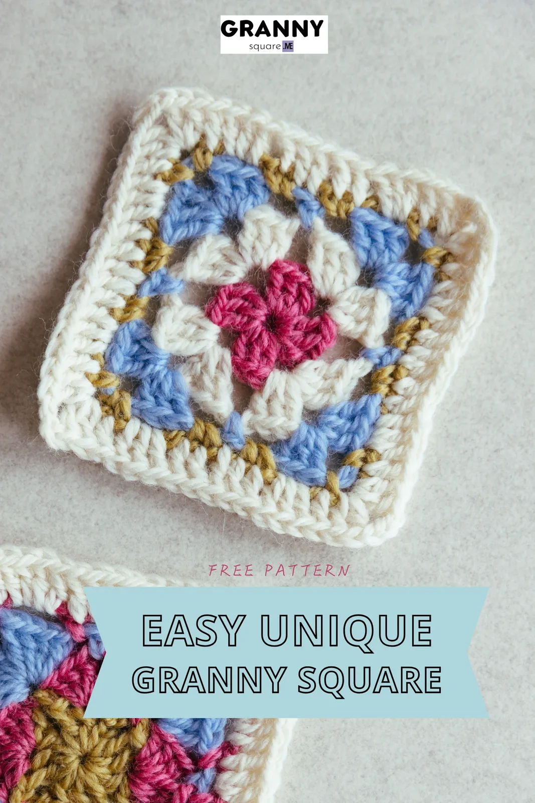 Easy Unique Granny Square – Free Crochet Pattern — photo 4