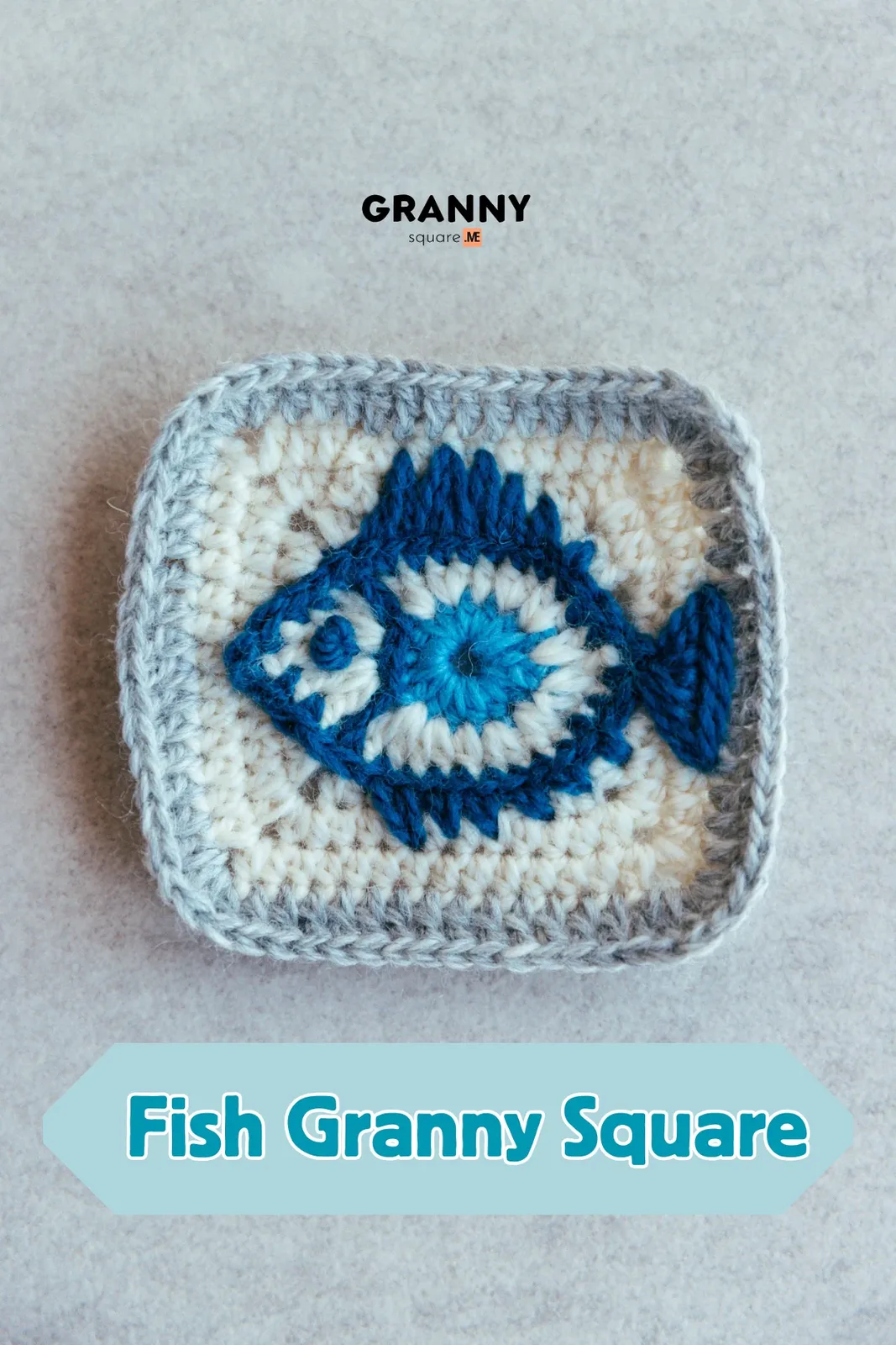 Fish Granny Square — Free Crochet Pattern for a Colorful Fish Motif — photo 4