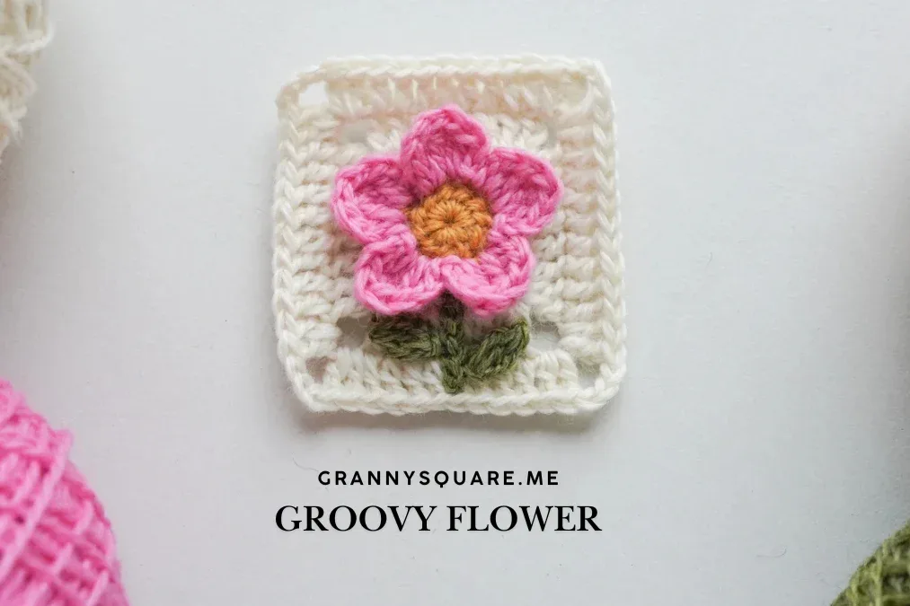 Groovy Flower Granny Square - Free Crochet Pattern — photo 3