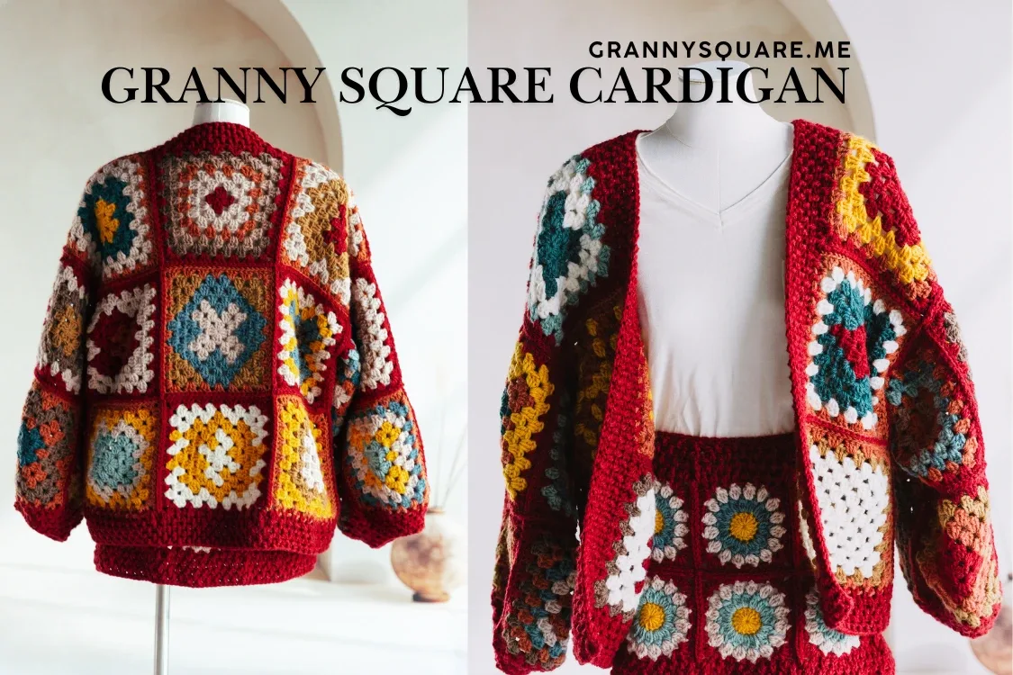How to Crochet a Granny Square Cardigan — photo 3