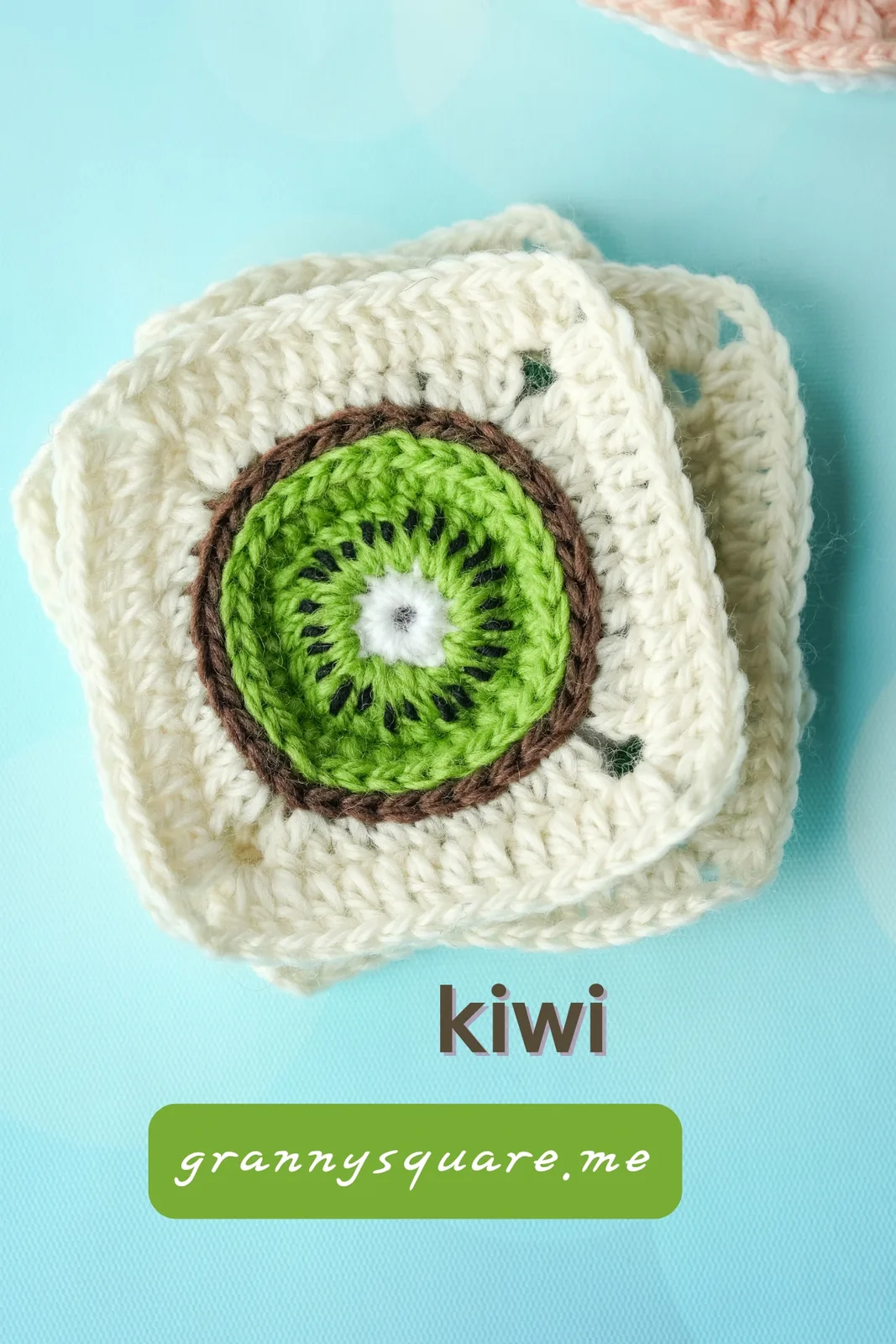 Kiwi Granny Square: Free Crochet Fruit Square Pattern — photo 2
