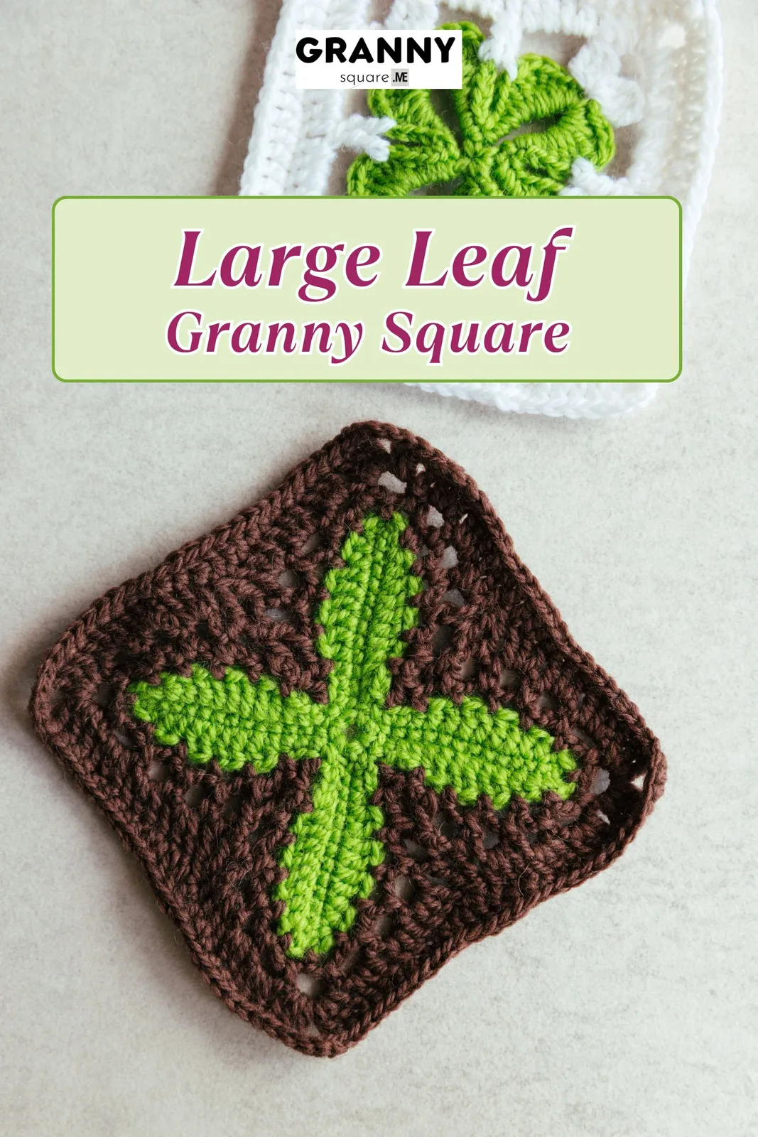 Large Leaf Granny Square – Free Crochet Pattern — photo 4