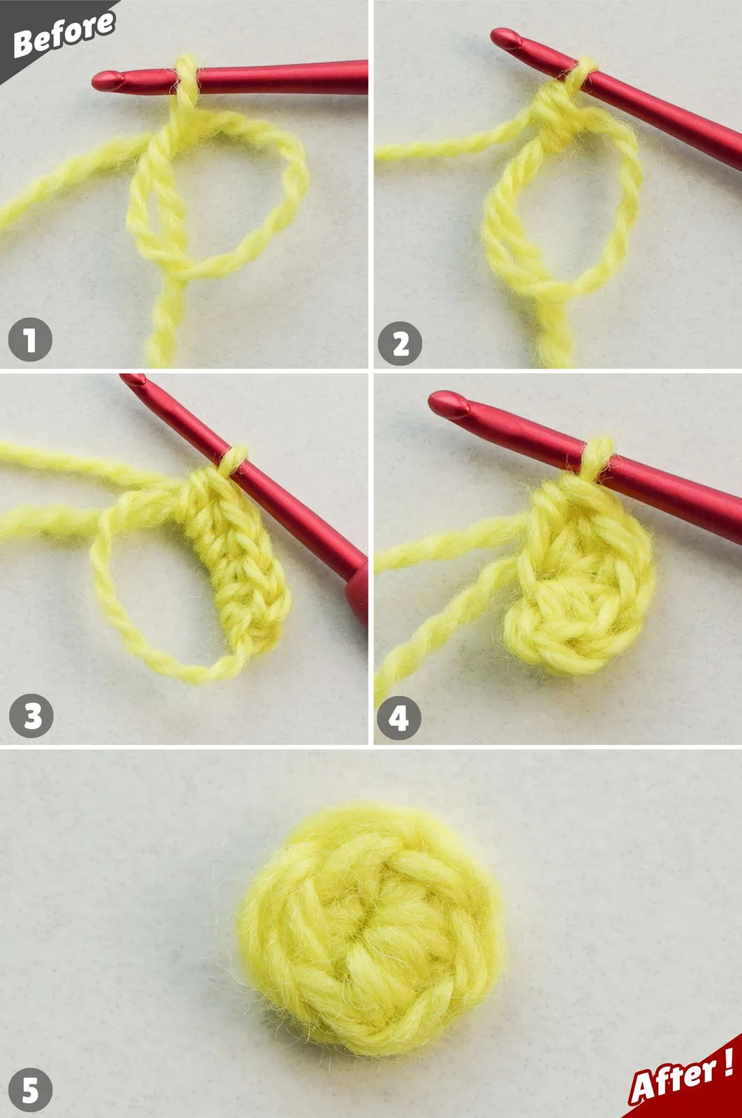 Mini Daisy Granny Square – Free Crochet Pattern — photo 3