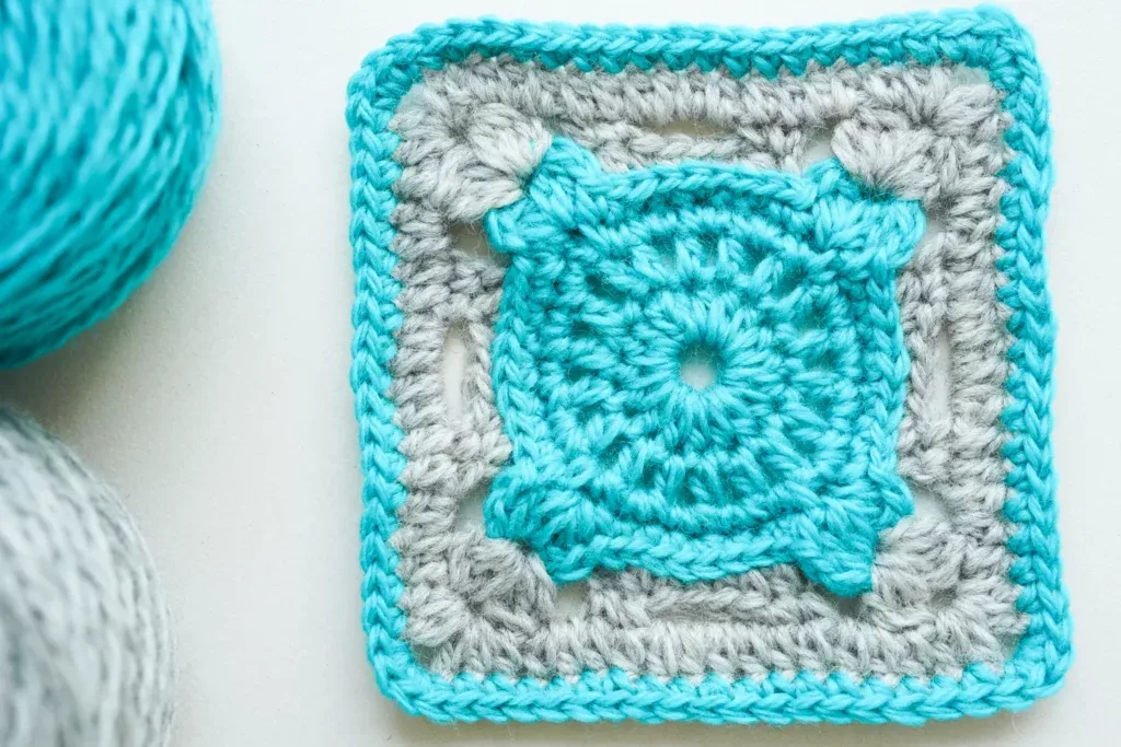 Ocean Breeze Granny Square — Free Crochet Pattern