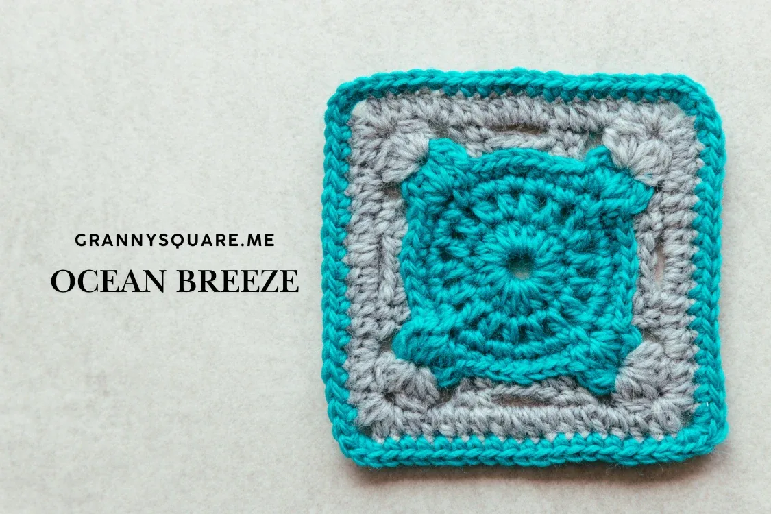 Ocean Breeze Granny Square — Free Crochet Pattern — photo 3
