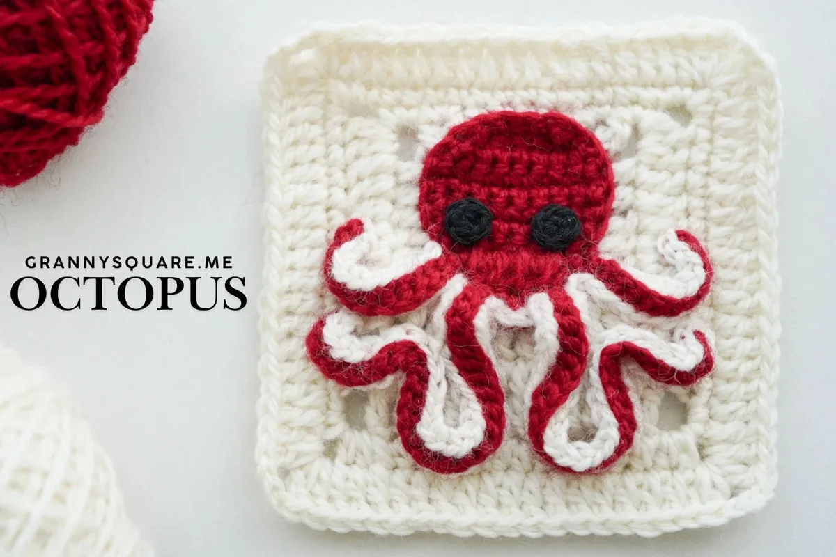Octopus Granny Square – Free Crochet Pattern — photo 2