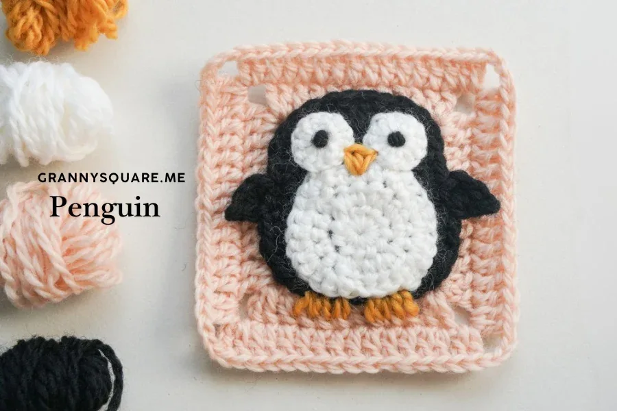 Penguin Granny Square: Free Crochet Pattern — photo 3