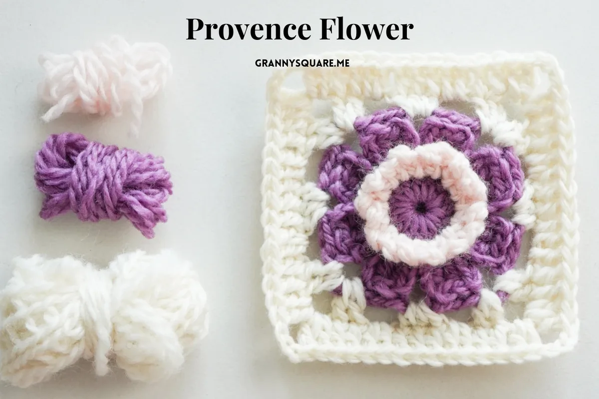 How to Crochet a Provence Flower Granny Square – Free Pattern — photo 2