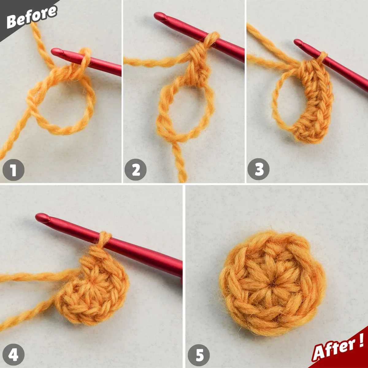 Retro Daisy Granny Square Crochet Pattern — photo 4
