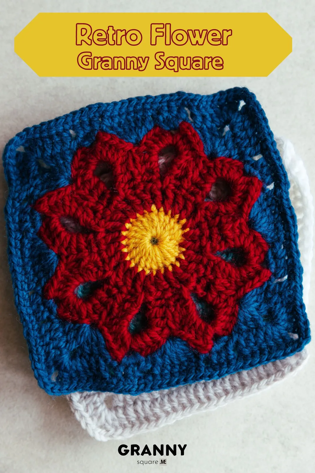Retro Flower Granny Square: Free Crochet Pattern — photo 4