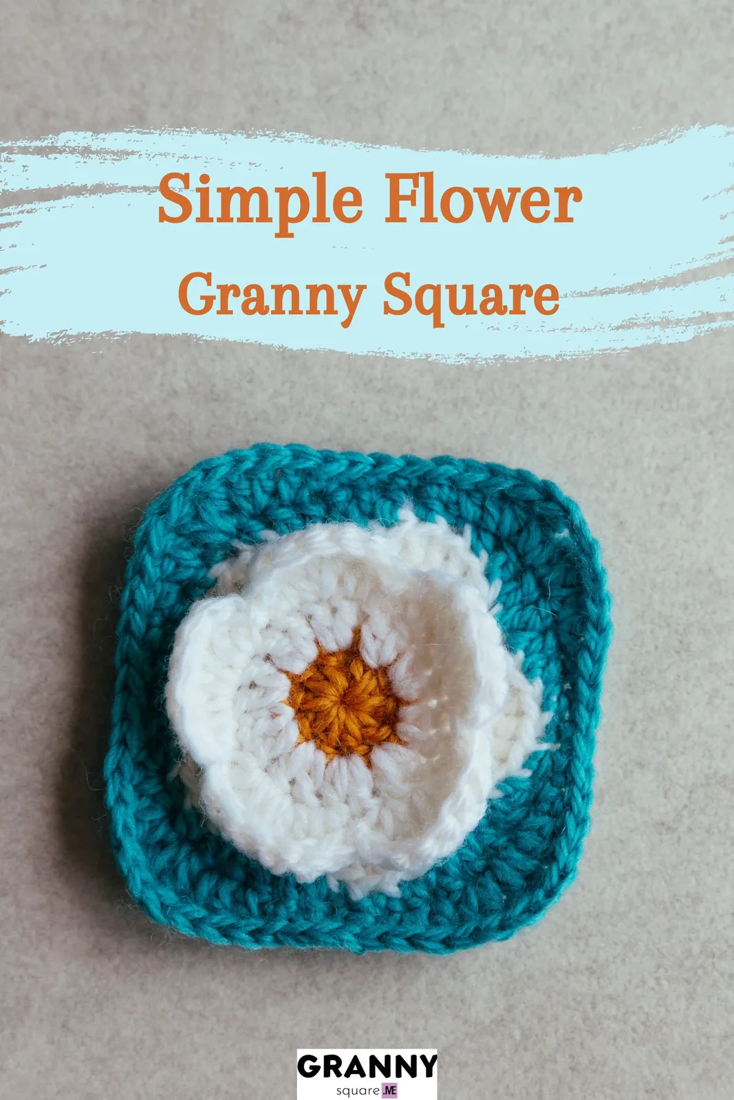 Simple Five Petal Flower Granny Square (Free Beginner Pattern) — photo 4