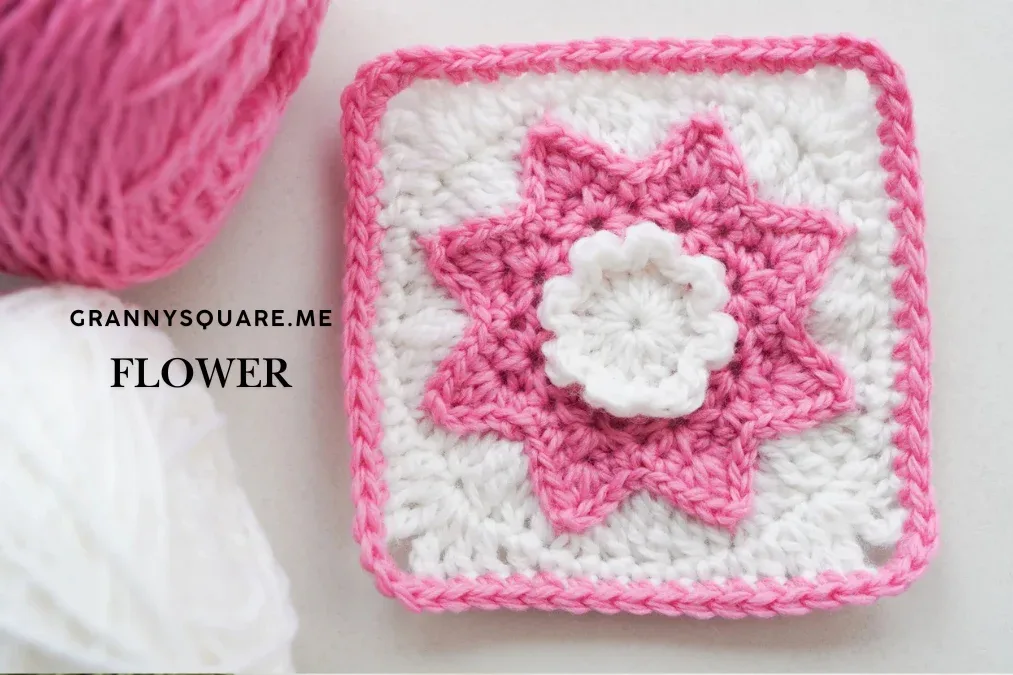 Spring Wild Flower Granny Square Crochet Pattern — photo 2