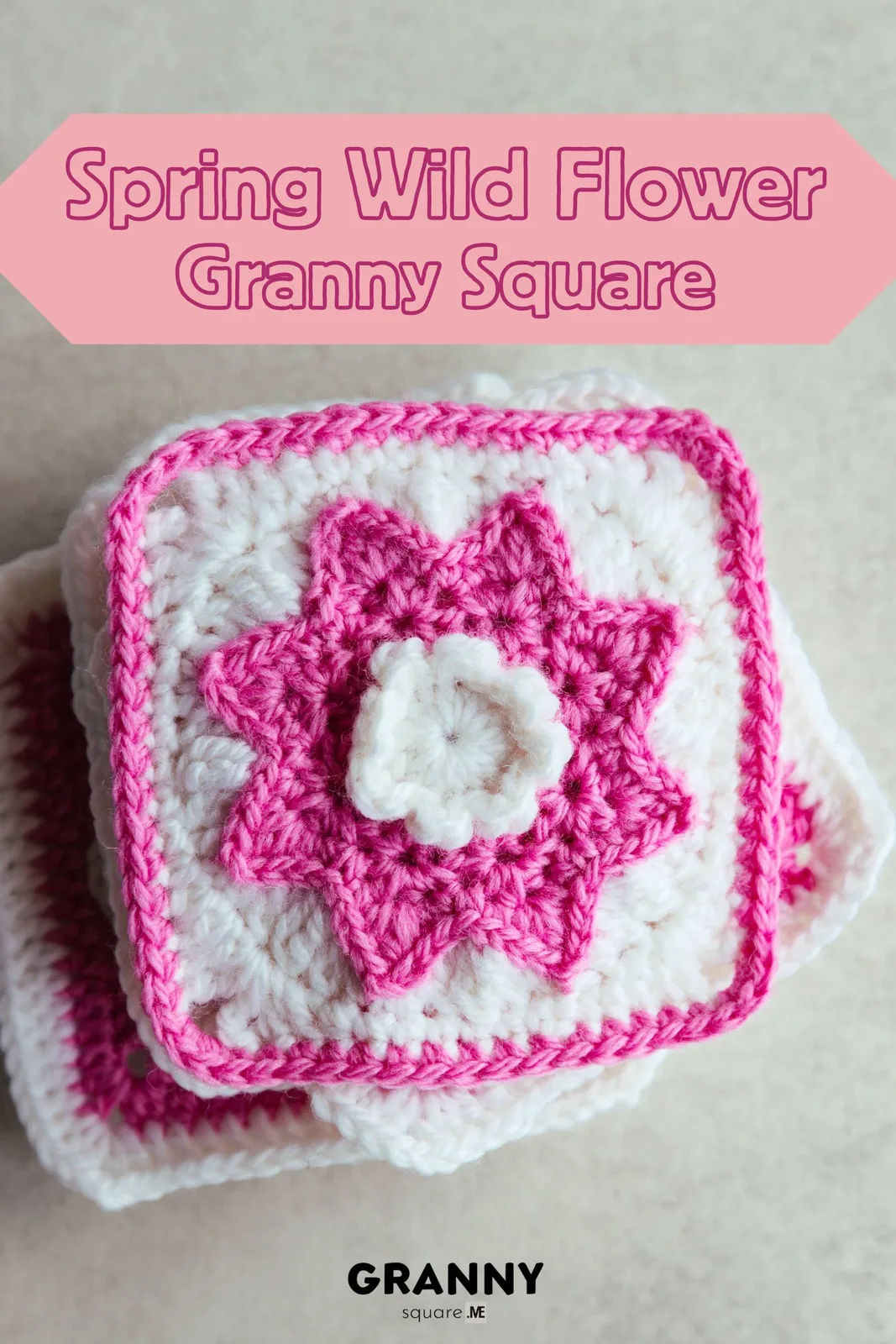 Spring Wild Flower Granny Square Crochet Pattern — photo 4
