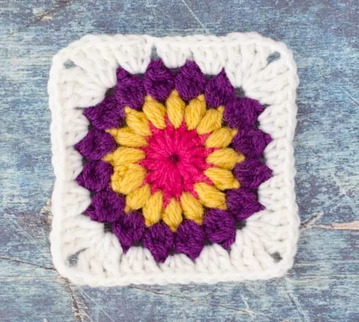Sunburst Granny Square: Free 4-Round Crochet Pattern for Scrap Yarn — photo 2