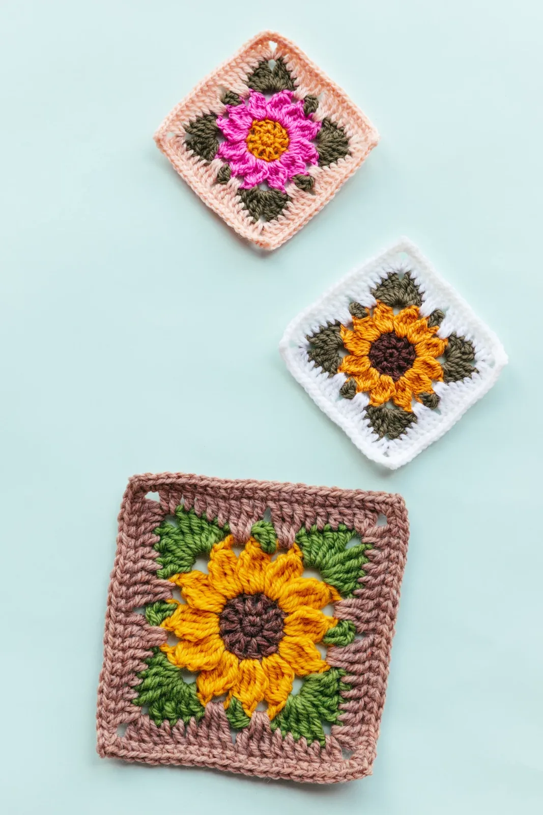 Sunflower Granny Square – Free Crochet Pattern — photo 2