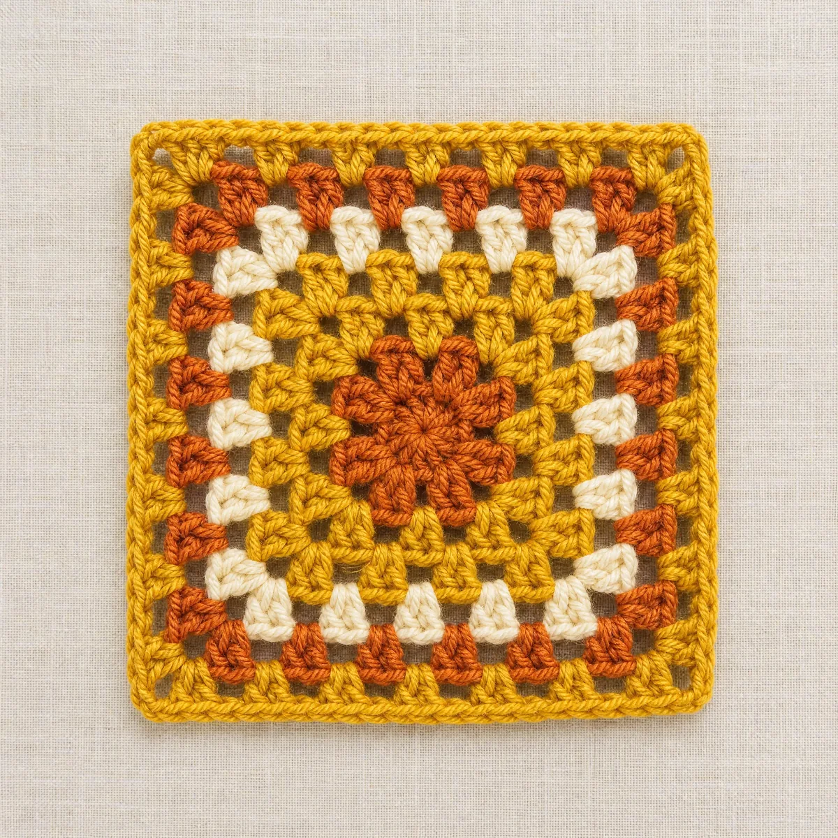 Terracotta Hearth Granny Square — A Cozy Beginner Pattern