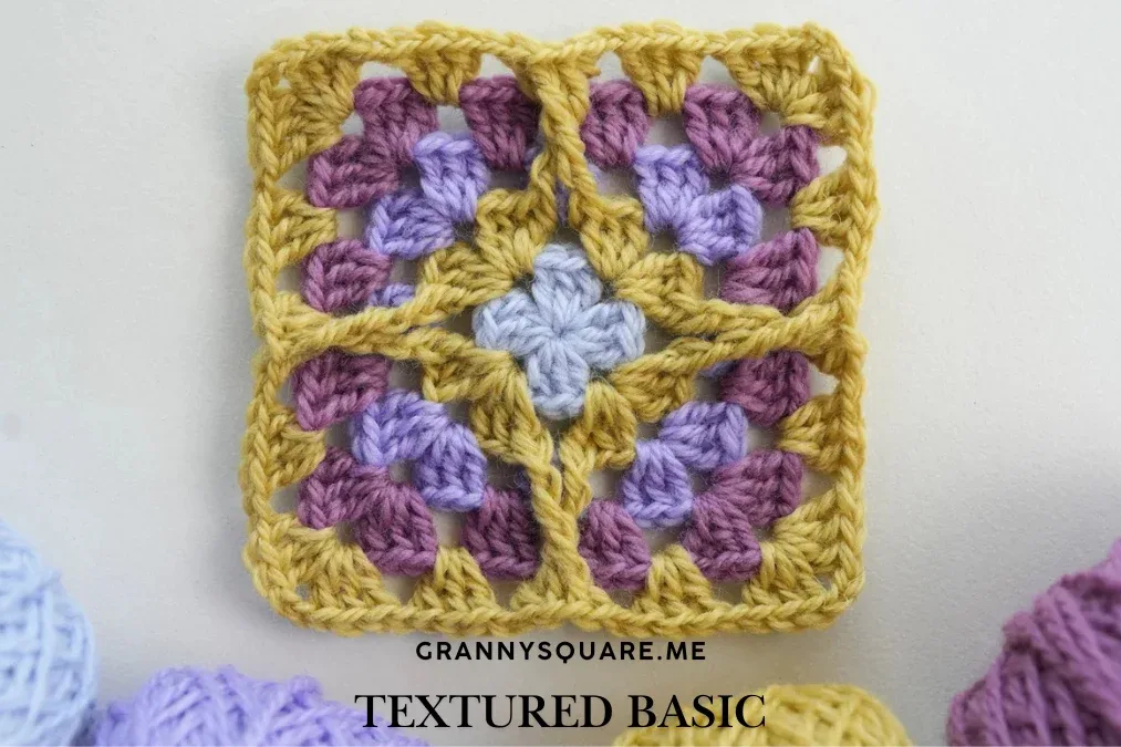Textured Flower Granny Square – Free Crochet Pattern — photo 2