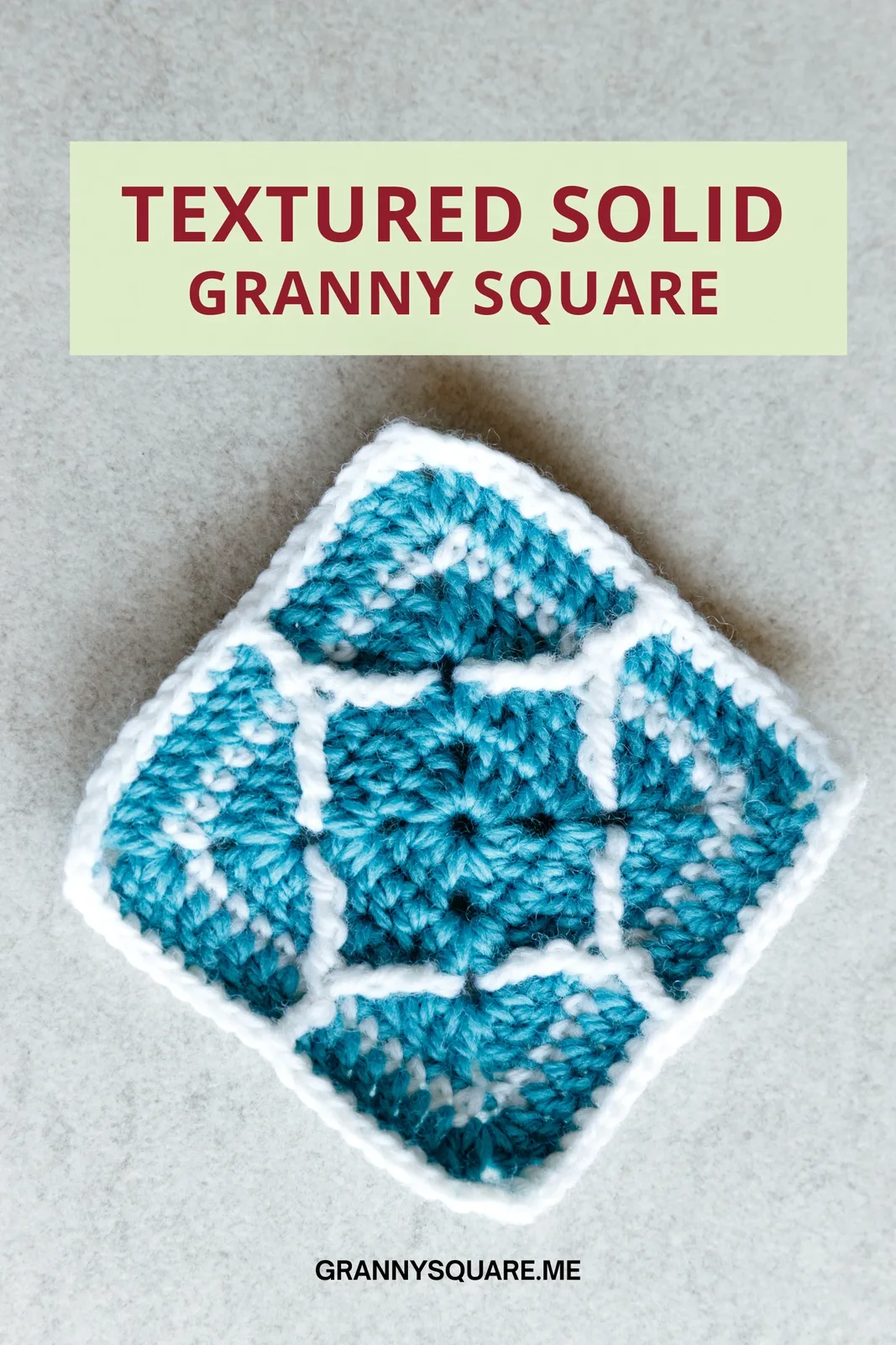 Textured Solid Granny Square – Free Crochet Pattern — photo 4