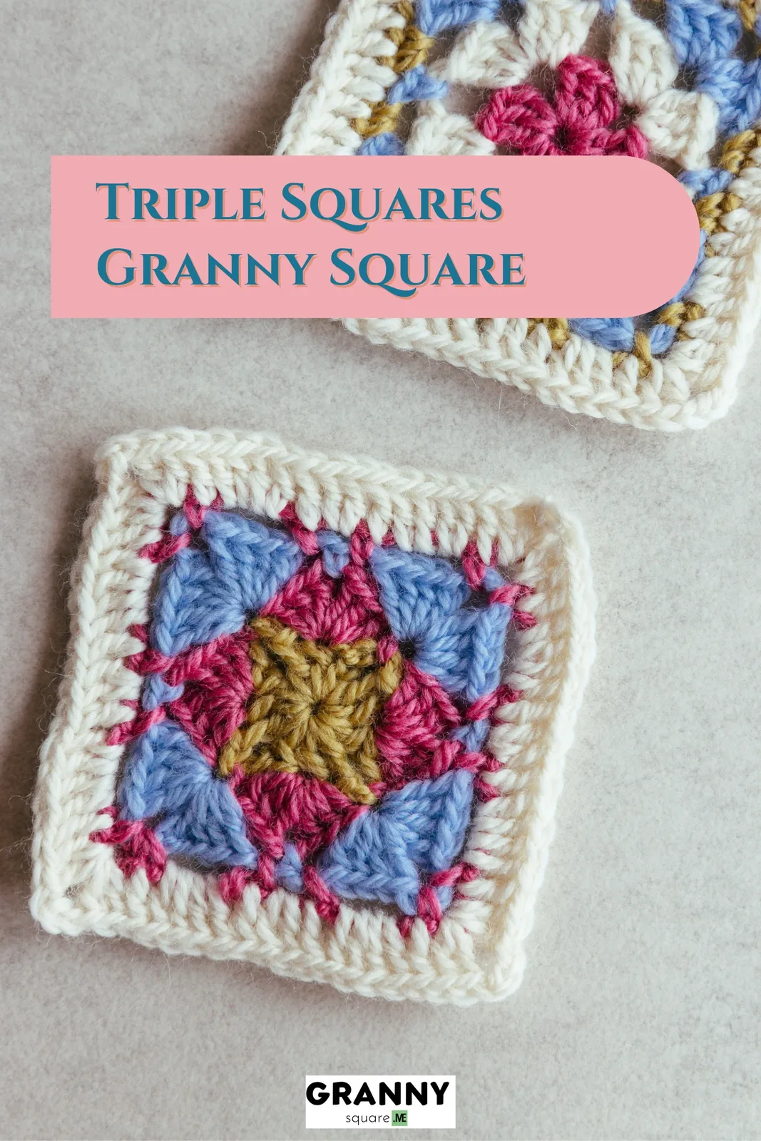 Triple Squares Granny Square – Free Crochet Pattern — photo 4