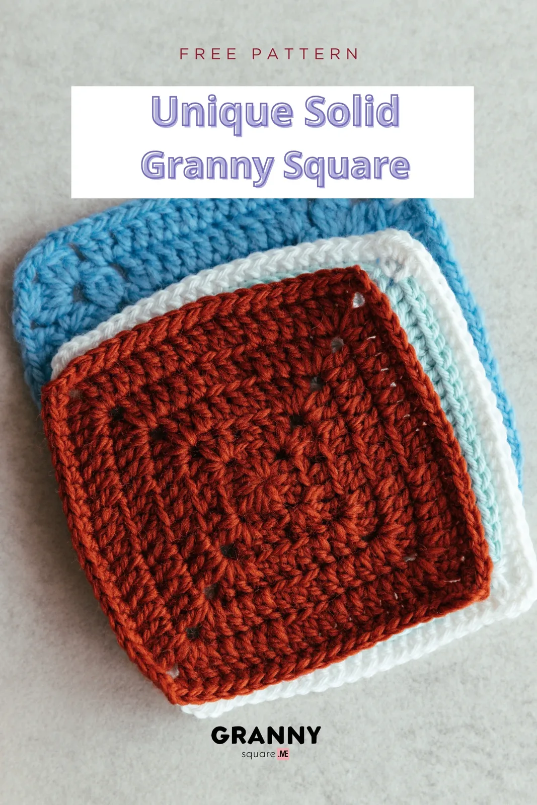 Unique Solid Granny Square: A Gap-Free 4-Inch Crochet Block — photo 2