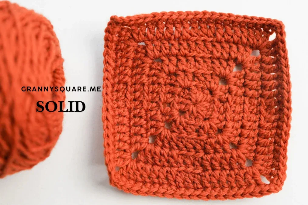 Unique Solid Granny Square: A Gap-Free 4-Inch Crochet Block — photo 3