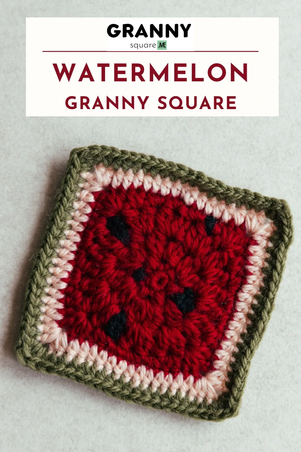 Watermelon Granny Square - Free Crochet Pattern — photo 3
