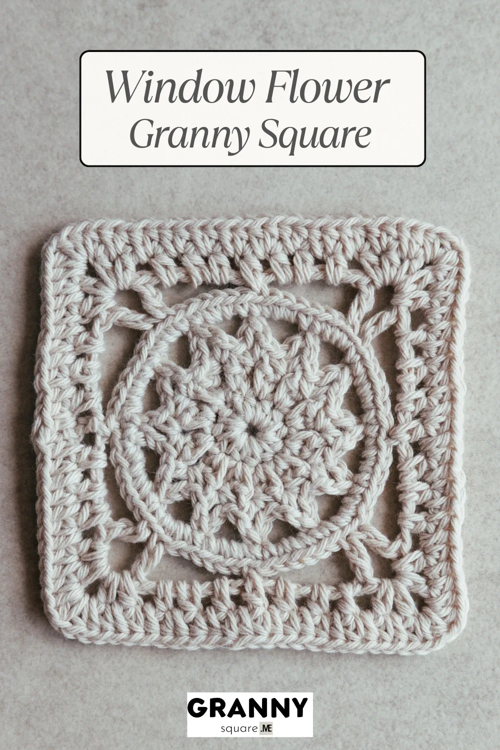 Window Flower Granny Square — Free Crochet Pattern — photo 4
